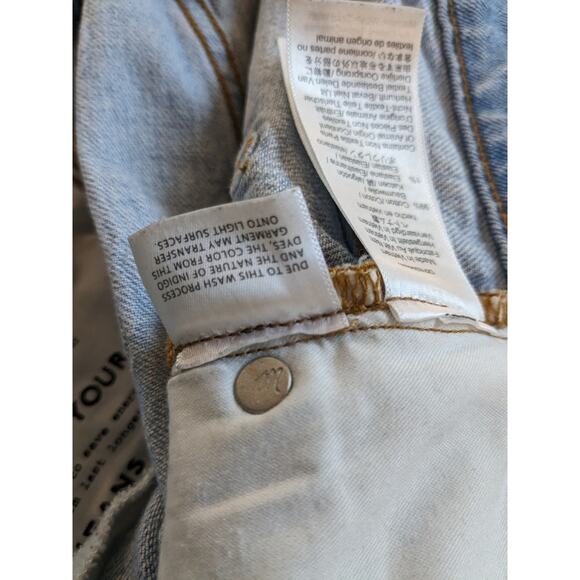 Madewell The Perfect Vintage Jeans Size 25 Light Wash - Picture 9 of 10